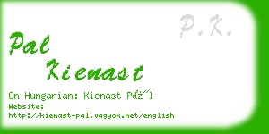 pal kienast business card